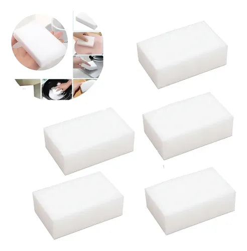 6 stk. melaminsvampe – Magic Sponge – 10 x 7 x 3 cm