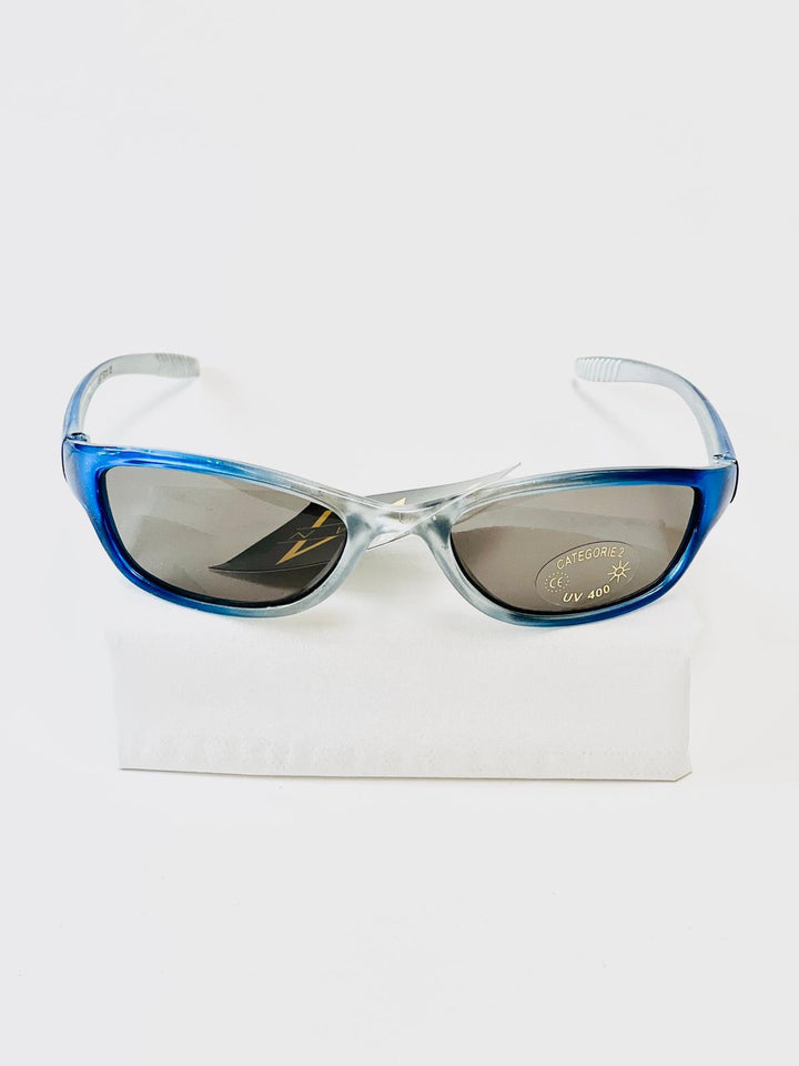 Kindersonnenbrille UV - Blau und klar