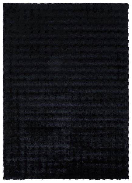 Velour Bubble Tæppe 160x230 cm – Deep Black