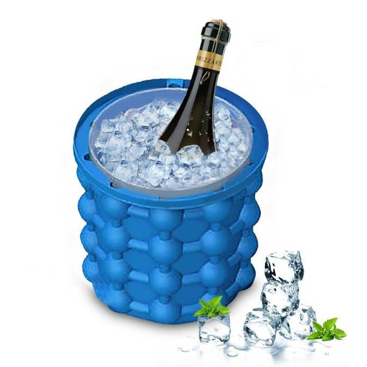 Eiswürfelform aus Silikon mit Deckel - Ice Cube Maker Genie