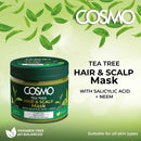 Cosmo Tea Tree Hår- & Hovedbundsmaske – 325 ml