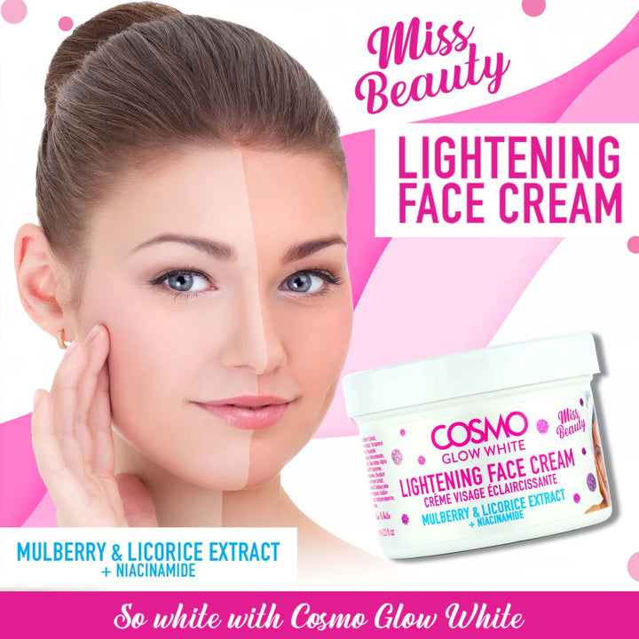 Cosmo Glow White Lightening Ansigts Creme – 250 ml