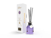 Aromadiffuser 100ml (A'dore) med pinde i stilfuldt glas