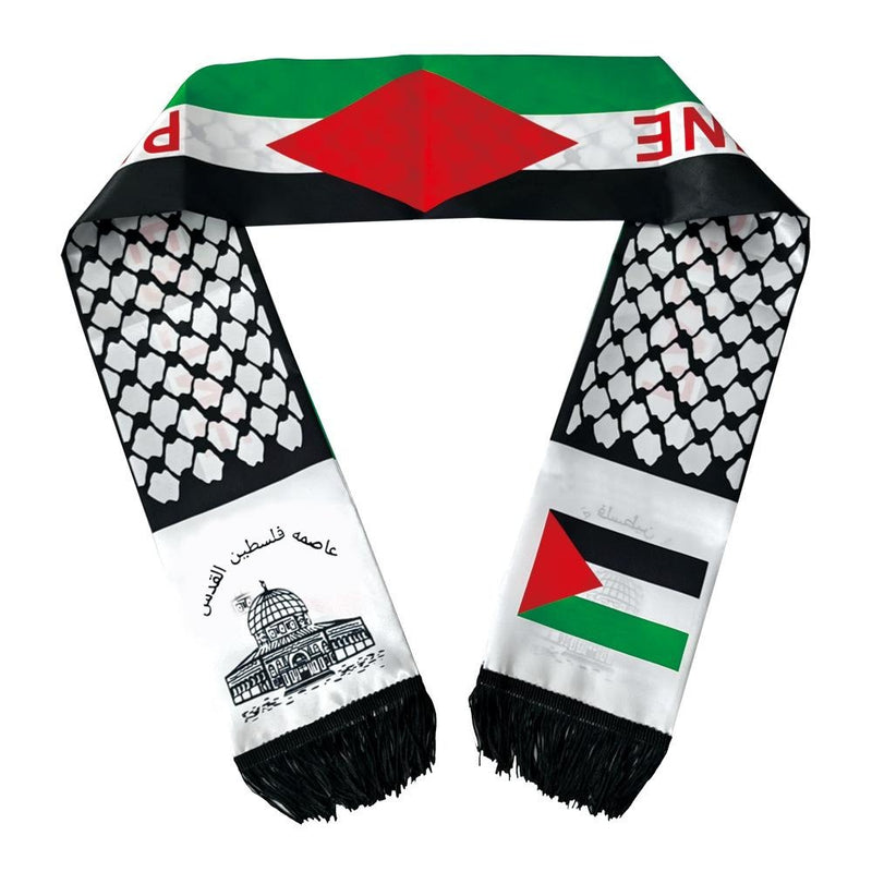 Palästina-Flaggenschal 14 x 130 cm 