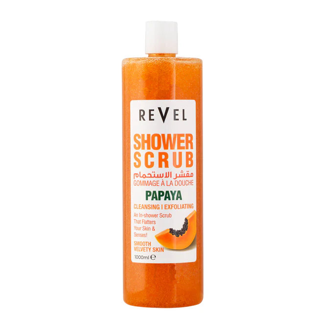 Revel 1000ml ShowerScrub Papaya