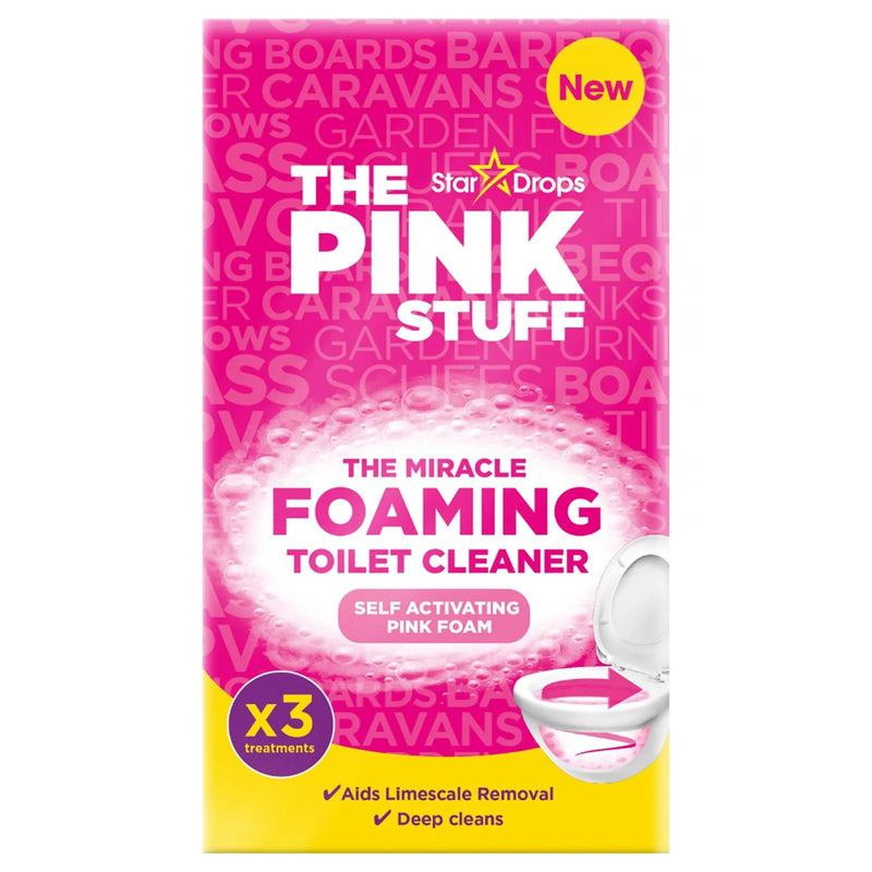 The Pink Stuff – Power-Schaum-Toilettenreiniger, 3x Behandlungen