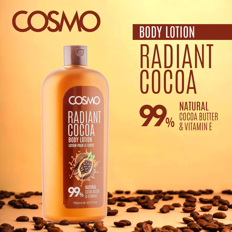 Cosmo 750ml Bodylotion Cocoa (whitening) , Fugtgivende creme