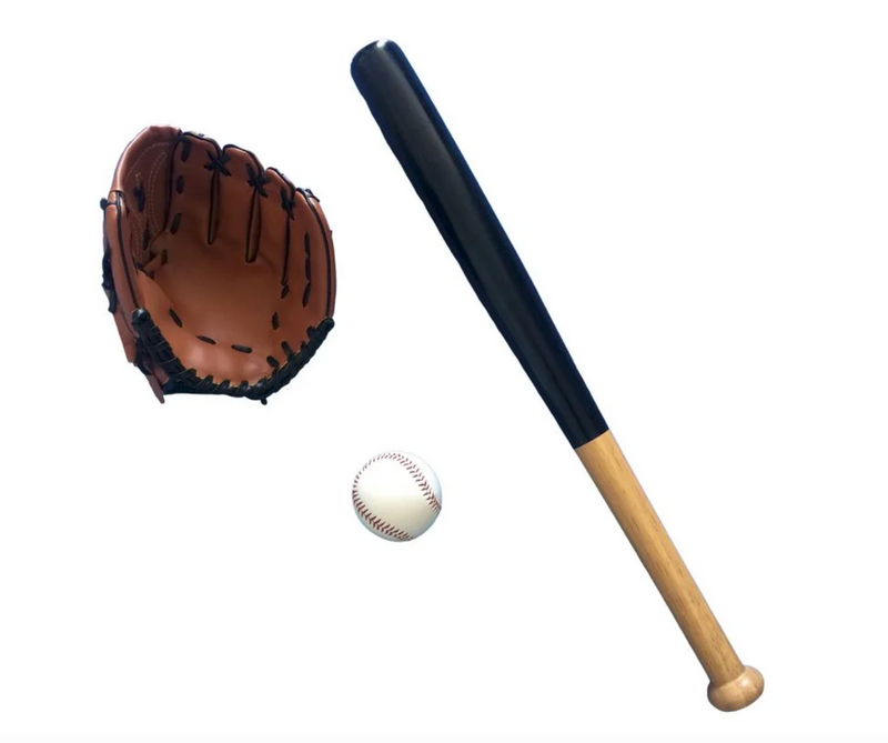 Baseball-Set bestehend aus 3 Teilen