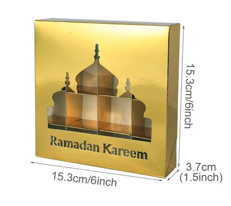 Ramadan-Karton mit Raum 15 x 15 cm – Moschee