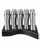 Rustrfri-stål lightere 10stk i display - kan genopfyldes