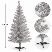 Krist - Künstlicher Weihnachtsbaumschmuck 120cm Silber