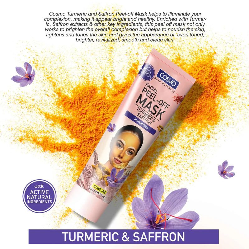 Cosmo Peel-off - Alkoholfri - Saffron & Turmeric maske 150ml