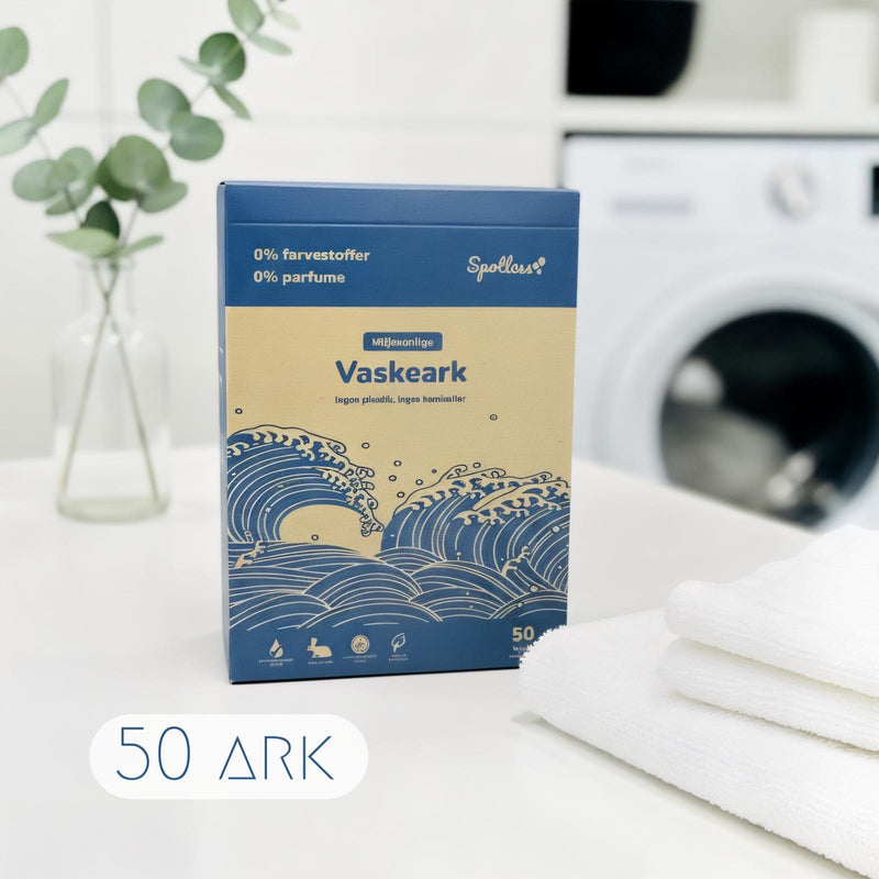 Spotless 50 vaskeark til Tøjvask - Billigere, bedre og bæredygtigt