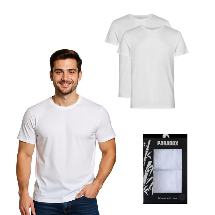 Paradox Bambus T-shirt 2-pak: Ultimativ Komfort og Perfekt Pasform Unisex