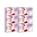Cosmo Beauty Soap 6-pak a 125g – Sæbebarer til vask og personlig pleje (Rose)