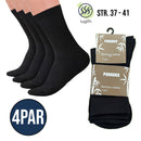 Bambus Sokker 4 par strømper - bambusstrømper - Høj Kvalitet og Komfort! Fra Paradox