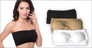Comfort Bra (Medium) 3 komfortable BH-toppe i farverne beige, sort og hvid