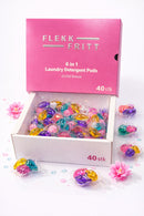 Flekk Fritt vaskemiddel kapsler Orchid Breeze 6 i 1 (40 kapsler)