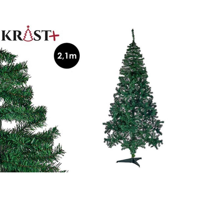 Krist - Riesiger künstlicher Weihnachtsbaum auf Fuß 210 cm Grün