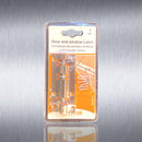 Dør- og vindueslås med skruer 73x35x13 mm