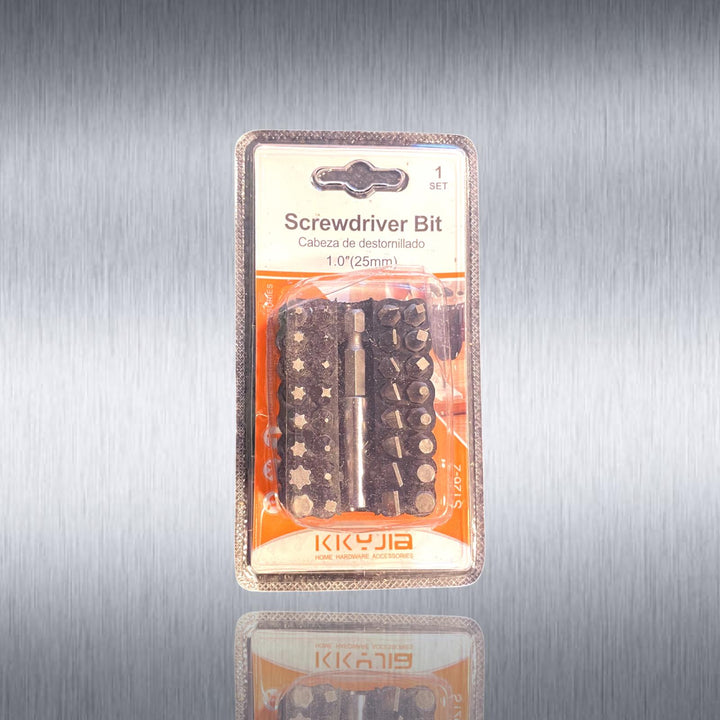 Skrue bits til skruemaskine eller skruetrækker 33 dele