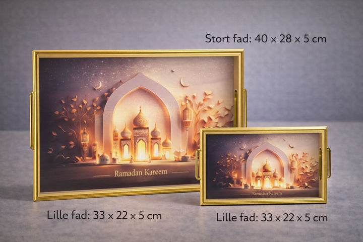 Serveringsfad 2 stk 40cm og 33cm