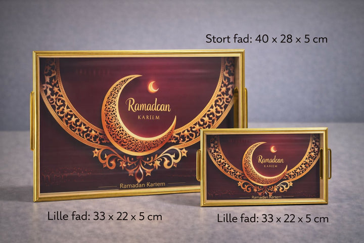 Serveringsfad 2 stk 40cm og 33cm