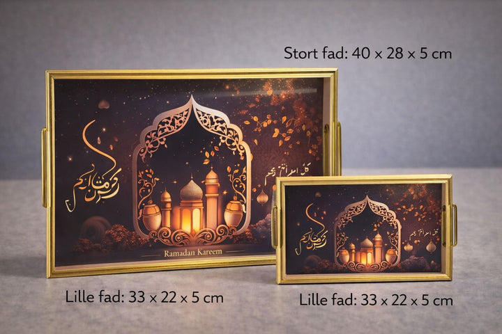 Serveringsfad 2 stk 40cm og 33cm