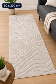 Contour Flow Løber 90x200 cm – Rainy Sky