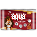 Aqua 3-lags køkkenruller – Stærk og absorberende køkkenrulle