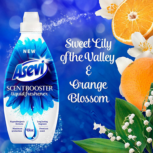 Asevi Skyllemiddel & Duftforstærker – Blue Freshener – 720 ml – Op til 36 vaske