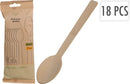 Engangsskeer af bambus 18 stk.