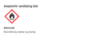  Aseptovir Håndsprit Gel 70% 75ml  ⎮ 8436551808420 ⎮ DE_000049 