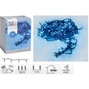 LED Lyskæde 240, Blå Ude/Inde 8 funktioner