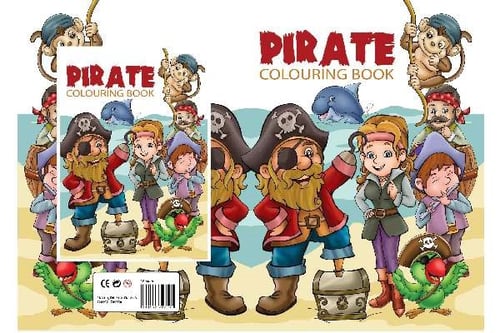 Malebog A4 Pirate 1 16 sider