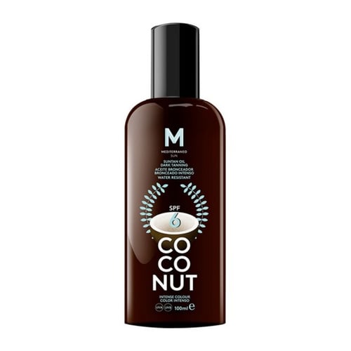 Solblogger Suntan Oil Dark Tanning Mediterraneo Sun, Spf 6 - 100 ml