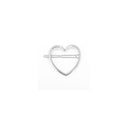 Everneed Sally - hjerte spænde sølv ⎮ 1348100226890 ⎮ EV_000557 