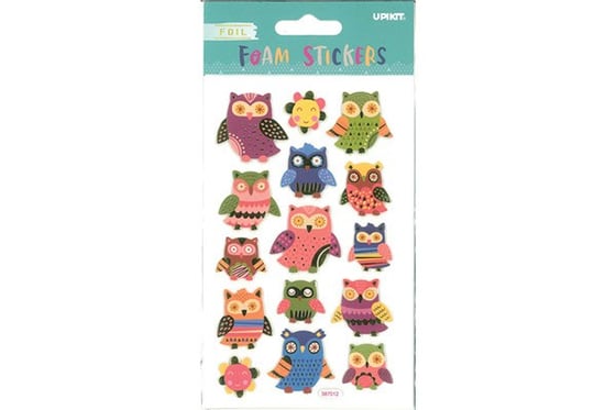 HOBBY2YOU Foam stickers ugler 15stk. ⎮ 4718167387006 ⎮ VE_260032 