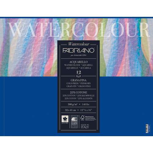 FABRIANO Studio Wc Paper  300g 13,5x21