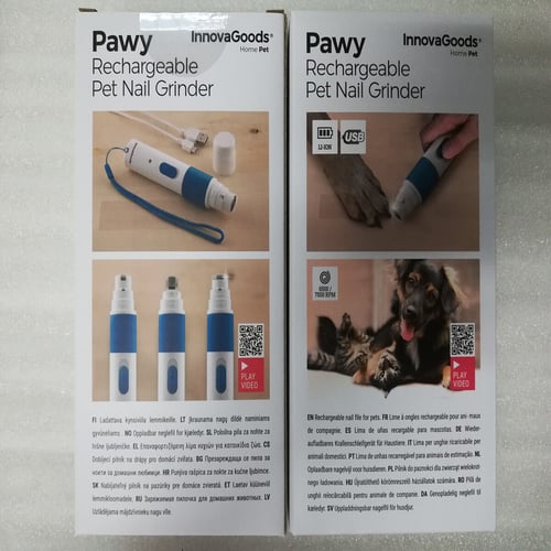 Genopladelig kæledyr neglefil Pawy InnovaGoods
