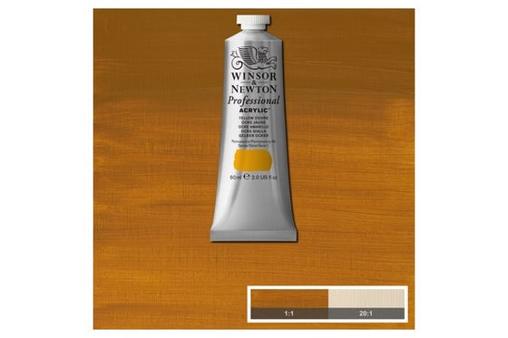 Prof Acrylic 60ml Yellow Ochre 744 ⎮ 5012572011624 ⎮ VE_831205 