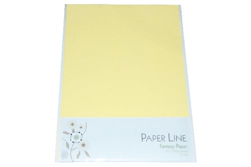 Fantasy Karton 180g A4 10stk I Pakke Lysegul