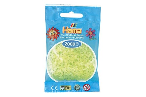 Hama Mini Perler Neon Gul
