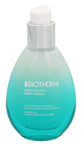 Biotherm Aquasource Deep Serum 50ml All Skin Types - Deep Moisture And Light Concentrate - Suitable For Sensitive Skin