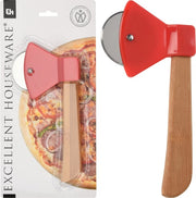 Pizzaskærer i rustfrit stål - formet som økse