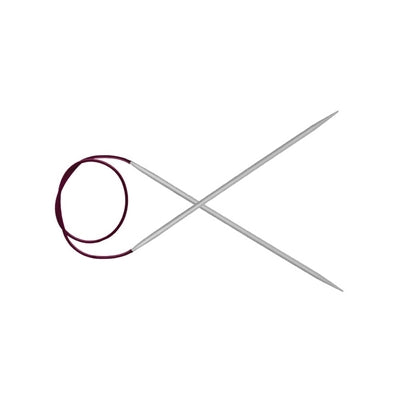 KnitPro Basix Alu. Rundpinde 60cm 4.00mm