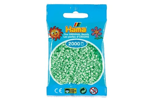 Hama mini perler pastel mint