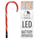 Candy Cane Bedlamper 8 Stk.