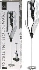 Mælkeskummer i krom