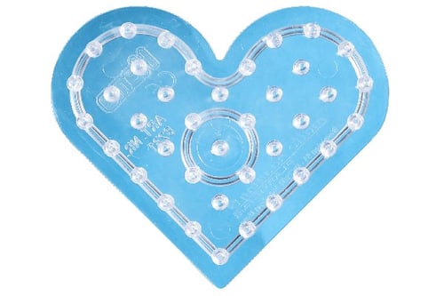 maxi stiftplade hjerte 7.5cm TR